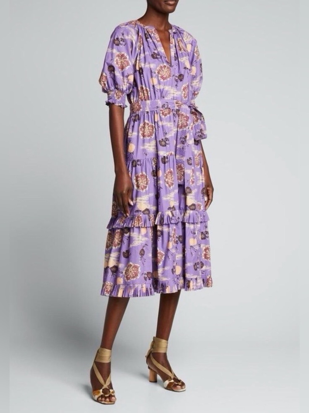 Ulla Johnson Dasha floral dress -zinnia